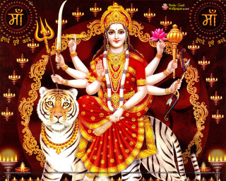 Woman tiger sword painting artwork 2 - a painting of a woman free wallpaper