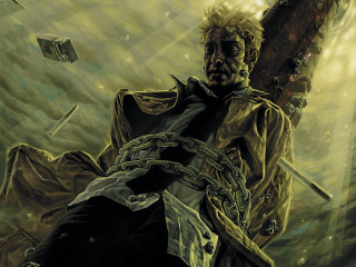Man chain outfit holding sword - david palumbo free wallpaper