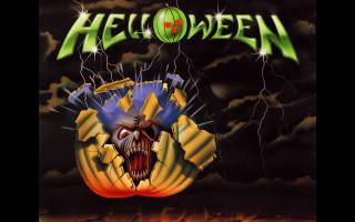 Pumpkin demon face lightning hello - eric peterson free wallpaper