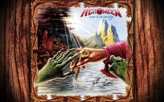 Hands reaching food mountain lake - two hand free wallpaper
