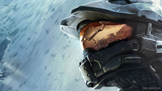 Man helmet goggles snowy landscape - halo free wallpaper