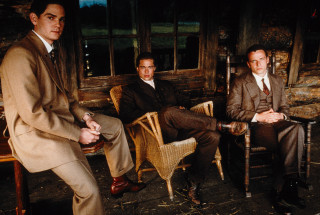 Three men sitting chairs stone - chair free wallpaper