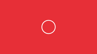 Red background white circle side - a white circle free wallpaper