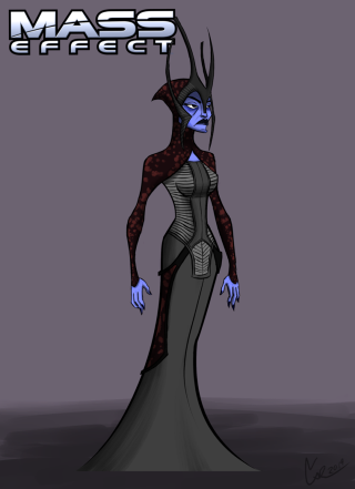 Woman dress horns horned head - horn free wallpaper