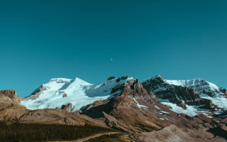 Mountain range snow covered background - anthony s waters free wallpaper
