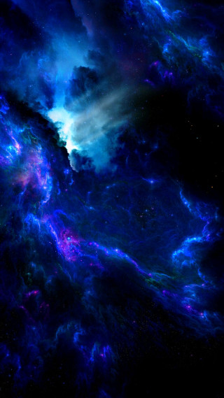 Large blue purple space stars - benoit b. mandelbrot free wallpaper