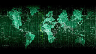 Green world map black background - a green background free wallpaper