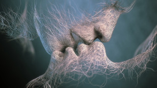 Cell phone closeup blurry background - brian and wendy froud free wallpaper