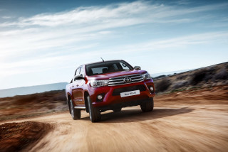 Red toyota pickup desert dirt - a dirt road in the desert free wallpaper