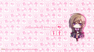 Girl glasses pink background hearts - heart free wallpaper