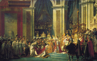 Palace crown gown group people - renaissance oil painting free wallpaper
