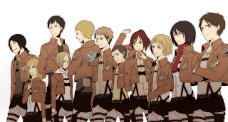 Anime characters group white background 31 - ada gladys killins free wallpaper