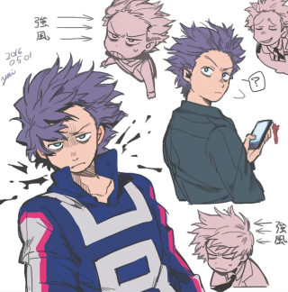 Purple hair guy phone blue - purple free wallpaper