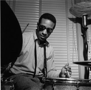 Man tie sunglasses drumming room - free other wallpaper