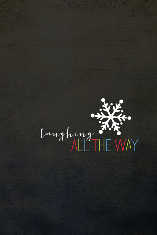 Black background snowflake laughing all - cheerful free wallpaper