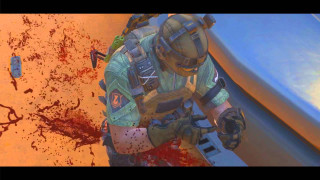 Bloody video game character with - bloody free wallpaper