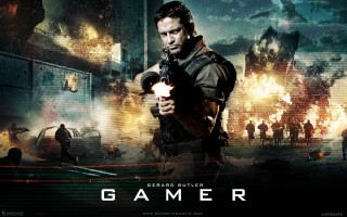 Man holding gun crowd city - david garner free wallpaper