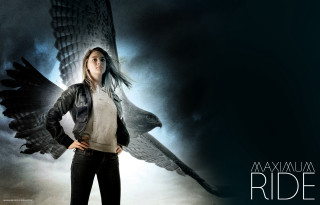 Woman standing bird hands hips - magical free wallpaper for desktop