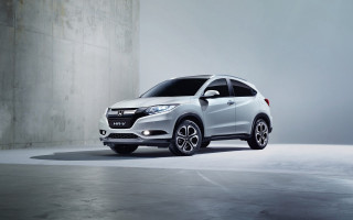 White honda hr v concrete - private press free wallpaper