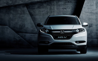 White honda hr v 3d - deconstructivism free wallpaper