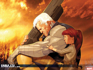 Man gun woman dress gun - a sunset behind free wallpaper