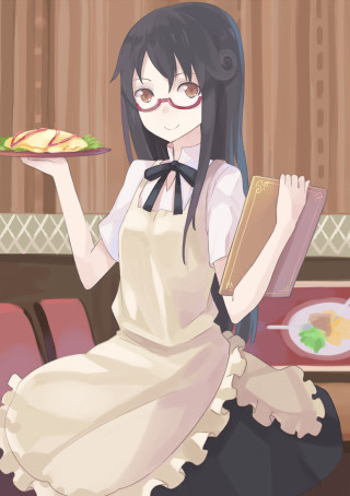 Woman white dress holding plate - a white dress holding free wallpaper