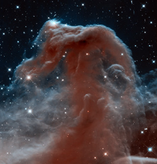 Large cloud stars red blue - alson s. clark free wallpaper