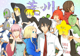 People anime characters background group 2 - the background of them free wallpaper