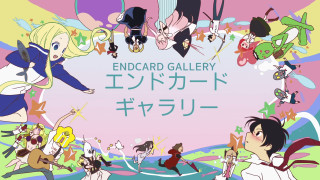 Cartoon characters pink background endcard - ed benedict free wallpaper
