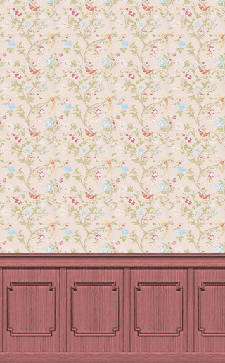 Flower pattern door window red - a wallpaper free wallpaper