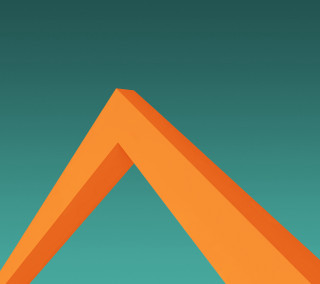 Triangle green background blue sky - andries stock free wallpaper