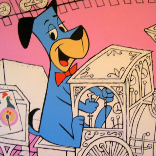Cartoon dog driving cart dog - furry free wallpaper
