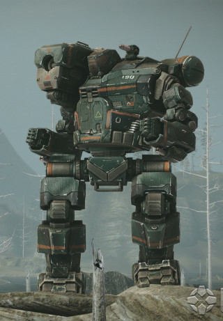 Giant robot rocky hillside forest - rocky free wallpaper