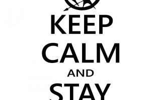 Keep calm and stay safe - free space wallpaper