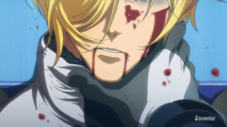 Blonde man blood face neck - armin hansen free wallpaper