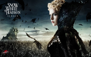 Woman black dress bird castle - a black bird free wallpaper