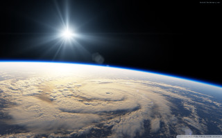 Satellite view hurricane space image - space free wallpaper