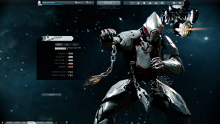 Robot space chains gun arm - warframe armor free wallpaper