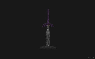 Purple black sword black background - a white line free wallpaper