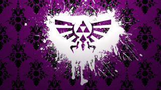 Purple white wallpaper zeldan symbol - epic fantasy free wallpaper