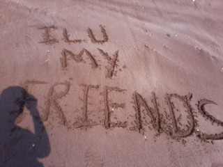 Person writing sand cellphone camera - ilm free wallpaper