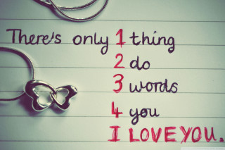 Note heart scissors i love - free love wallpaper
