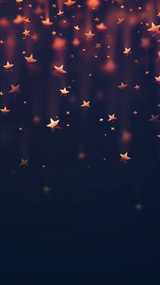 Stars flying dark background red - florianne becker free wallpaper
