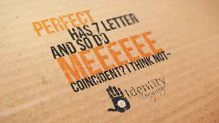 Cardboard handprint words bottom handprint - letterism free wallpaper