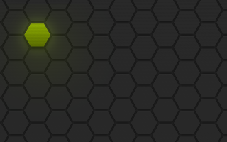 Dark background green hexagonal pattern - eden box free wallpaper