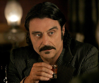 Man mustache wine glass surprised - lowbrow free wallpaper