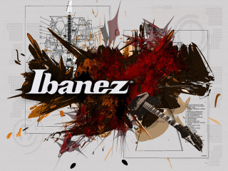Guitar ibanez music notes background - eddie mendoza free wallpaper