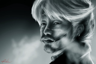 Blonde man beard mustache drawing - eiichiro oda free wallpaper