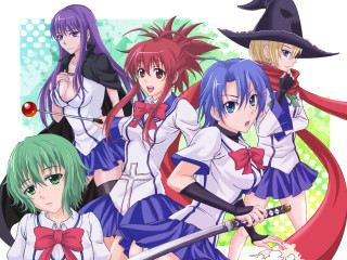 Anime girls long hair hats 9 - wearing different outfits free wallpaper