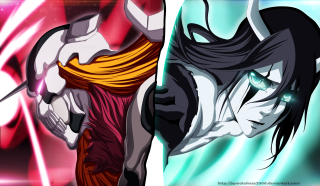Woman anime glowing horns longhair - outfit free wallpaper
